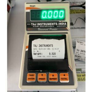 gold jwellery weighing scale with receipt printing