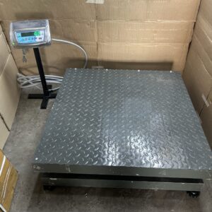 1000kg 900x900mm heavy “c”channel structure with single heavy brick type jumbo load cell