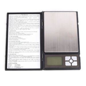 taj+ 2kg 0.1g(100mg) compact pocket scale for domestic use model:note book / diary best for silver and imitation jwellery